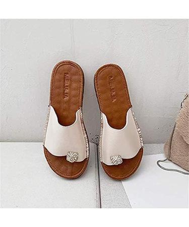 Creev Orthosandals for Women - Stylish Relief & Correction for Bunion Toes Flat Sole Beach Flip-Flops (Beige 38 EU & 40 EU) - Comfortable Outdoor Sandals - Buy Online on GoSupps.com