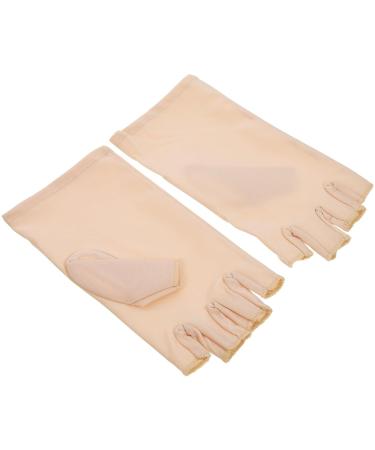 minkissy 3 Pairs Nail Gloves Uv Protection Gloves for Manicures Fingerless Gloves for Women Workout Nail Light Anti Uv Gloves Riding Gloves Salon Gloves Miss Spandex Nail Supplies Elastic - Buy Online on GoSupps.com