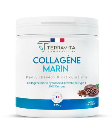 Patented MARINE COLLAGEN Powder | 325 Grams of Pure Type 1 Collagen Peptides | Supple Joints Smooth Skin &