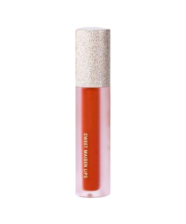 hhseyewell Onliane1 Lip Gloss Love Air Lip Glaze Color Not Easy To Fade Lasting Smooth Full Lip Gloss Women'S Gift Velvet Lip Gloss The Perfect Man Chocolate One Size F