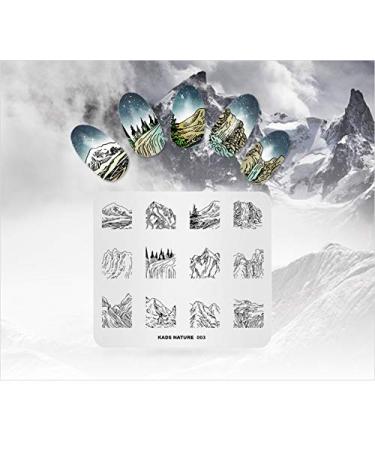 Nagel 4PCs Plate Set - Chinese Art Natural Landscape Stamps | Nail Art DIY Tools for Tourism - Buy Online on GoSupps.com