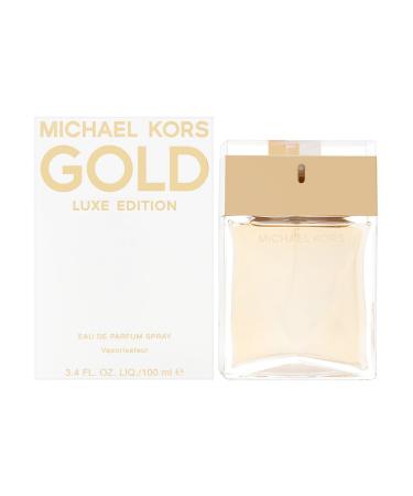 Michael Kors Gold Luxe Edition Eau de Parfum Spray for Women 3.4 Ounce Floral 3.4 Fl Oz (Pack of 1)