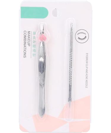 Eyebrow Tweezer & Pimple Popper Tool | Anti-Slip Handle for Comfortable Grasp | Facial Freckle Removal - Buy Online on GoSupps.com