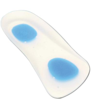 Silipos SoftZone 4011   Length Foot Insole - Medium  Multi-Density Silicone Cushion with Deep Heel Cup for Arch Support  Pressure Relief  Absorbing Shock