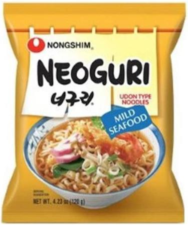 Nongshim Neoguri Mild Seafood Instant Noodle Ramyun 120g (Pack of 5) by CNMART Neorgui Mild Seafood Ramen 5 count (Pack of 1) - Buy Online on GoSupps.com