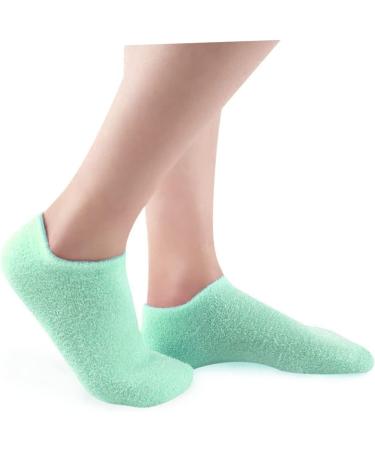 minkissy 2 Pairs Hard Feet Socks Gel Socks for Cracked Heels Cracked Heels Guard Gel Socks for Moisturising Feet Gel Moisturizing Socks Spa Feet Sleeves Dry Feet Socks Earth Anti-Crack - Buy Online on GoSupps.com