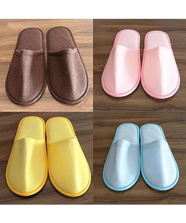 Buy KMOCEPLY 24 Pairs Unisex Non-Slip Disposable House Shoes - Closed Toe Slippers for Guests Hotels Spas & Home - Multicolored 42 EU - Buy Online on GoSupps.com