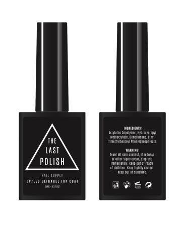 UltraGel UV/LED Gel Top Coat (High Gloss Shine Scratch-Resistant No Wipe Long Lasting)