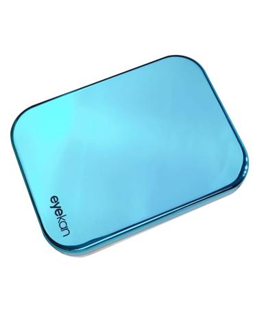 JECOMPRIS Accessories for contact lenses for contact lenses Contact lens holder Travel carrier with eye contact mini contact lens bottle lentil organizer travel storage box simply blue 8.3*6.2*2.1cm