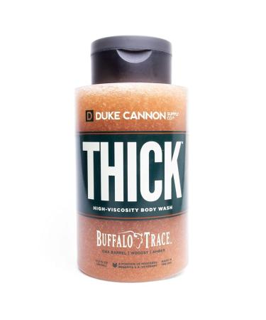 Duke Cannon Supply Co. THICK High-Viscosity Body Wash for Men - Buffalo Trace Bourbon  17.5 Fl Oz - Oak Barrel  Woodsy  Amber Scent Oak Barrel 17.5 Fl Oz (Pack of 1)