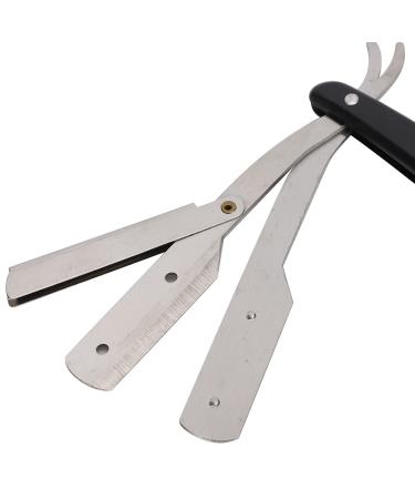 Professional Foldable Beard Razor Set - 2pcs Manual Shaving Tool for Precision Grooming - Buy Online on GoSupps.com