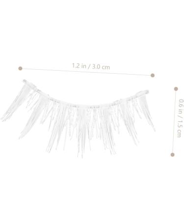 minkissy 9 Pairs Makeup False Eyelashes Japanese Eyelashes Fluffy Eyelashes Japanese Lashes Lashes Carnival Makeup Supplies 3d Extend Fiber White Cosplay - Buy Online on GoSupps.com