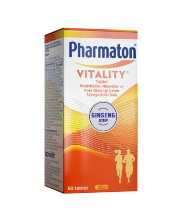 60 Caplets of Pharmaton Vitality11 with Ginseng