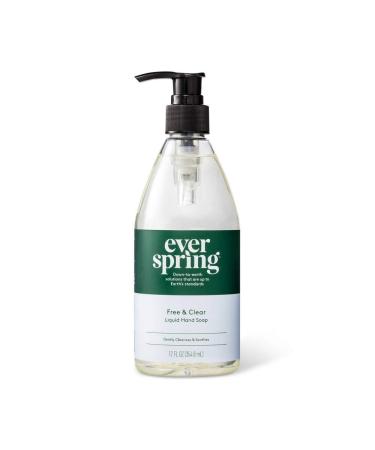 Free & Clear Liquid Hand Soap - 12 fl oz - Everspring