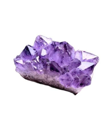 Amethyst Stones Crystal Decorative Stones Geode Irregular Natural Amethyst Cluster Quartz Home Decor Natural Stone Home furnishings Crystal Cluster (Color : 200g Size : Mix Random) Mix random 200g