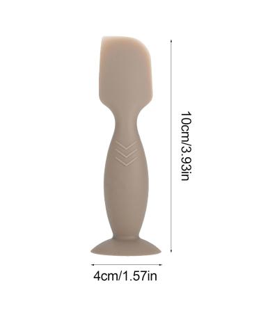 Aznever Baby Diaper Cream Applicator - Soft Silicone Spatula with Suction Cup Base | Safe & Smooth Diaper Cream Patch in Khaki for Easy Application - Buy Online on GoSupps.com