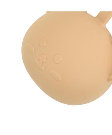 Food-Safe Silicone Pacifier Holder with Strap | Portable Case to Keep Pacifiers Clean | Ideal for Strollers Home & Travel (Brown) - Buy Online on GoSupps.com
