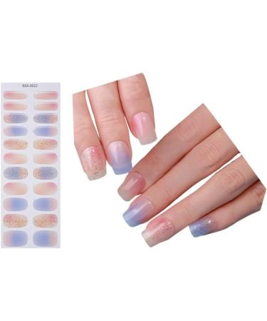 Ruarby Long French False Nails Stick On Nails Nail Gradient Press on Nails DIY Art Accessories Display for Personal Style - Buy Online on GoSupps.com