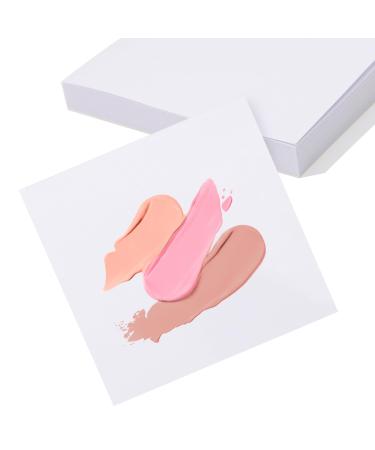 Makartt Gel Nail Polish Palette Paper Disposable Nail Art Mixing Palette Papers Portable Waterproof Nail Art Drawing Makeup Palette Nail Gel Mixing Tool Nail Supplies Home Salon 50PCS