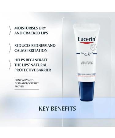 Eucerin Intensive Lip Balm - Nourishing Lip Care for Dry Lips | Shop Internationally - Buy Online on GoSupps.com