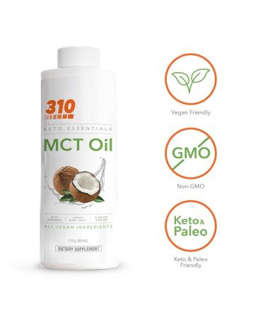 310 Nutrition Keto Starter Kit: Vegan Organic Meal Replacement Shake Samples (Chocolate, Vanilla, Horchata) + 2oz MCT Oil & Shaker Cup - Variety Pack - Buy Online on GoSupps.com