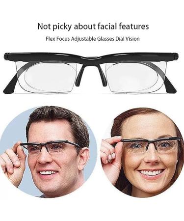 Flex Focus Adjustable Glasses - Dial Vision Eyewear for Perfect Clarity | International Shipping Available - Buy Online on GoSupps.com