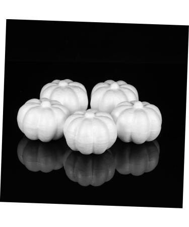 TOPBATHY 10 Pcs Fall Decorations Simulation Pumpkin Prop Mini Pumpkins for Decorating Artificial Harvest Decoration Pumpkins Decoration Pumpkin Ornaments Pumpkin Decor White Fruit Foam Ball Whitex2pcs 8.8*8.5*5cmx2pcs - Buy Online on GoSupps.com