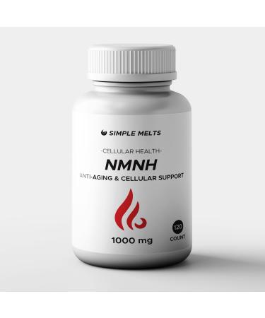 NMNH (Dihydronicotinamide Mononucleotide), NMNH Supplement for Anti-Aging, NAD Supplement to Boost NAD+ Levels as We Age (May Be More Effective Than Nicotinamide Riboside), 120 Capsules (120 Servings)