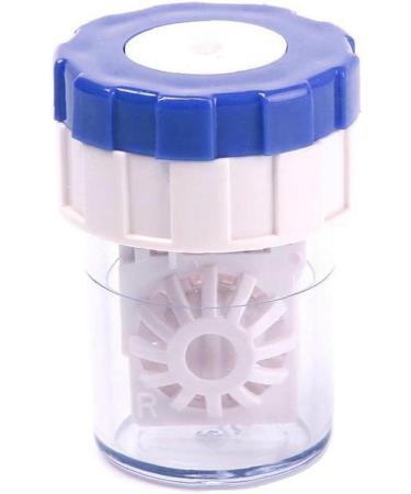 Blue Contact Lens Cleaning Case - Perfect Outdoor Accessory for On-the-Go Care - Buy Online on GoSupps.com