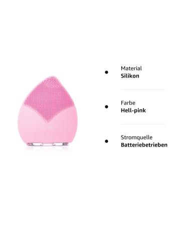 Sunmay Leaf Face Cleaning Brush & Massage Device Soft Silicone Timer & Memory Function Light Pink - Buy Online on GoSupps.com