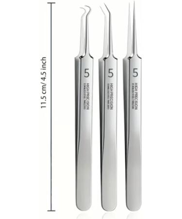 Usiveinborn Blackhead Remover Usiveinborn Tweezers Professional Facial Blackhead Remover Tweezers Professional Stainless Steel Facial Blackhead Remover Tweezers Usiveinborn Blackhead Tweezers A-3-piece Set - Buy Online on GoSupps.com