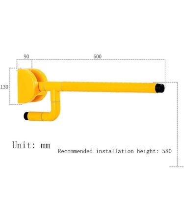 Grab Bars Handle Safety Support Hand Rails Stainless Steel Handrail Bathroom Grab Bar Wall-Mounted Non-Slip Safety Support Grab Bar Foldabl - Buy Online on GoSupps.com