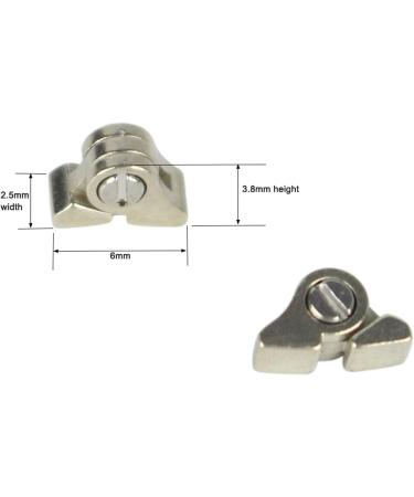 SBTRKT 10 Pairs 2.5mm Eyeglass Hinges - Premium Replacement & Repair Accessories for Eyeglasses - Buy Online on GoSupps.com