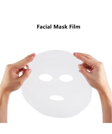 100 Pieces Disposable Plastic Film Face Mask Sheets - DIY Beauty & Skin Care | Moisturizing Facial Mask Paper for Home Use - Buy Online on GoSupps.com