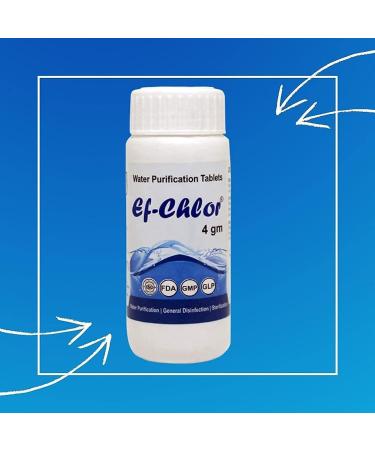 Overhead & Underground Water Tank Purification Tablets (4gm) for 5280 Gallons Water Jar of 20 Tablets 3 Years Shelf Life 1 Tablet purifies 264 Gallons Water - Buy Online on GoSupps.com