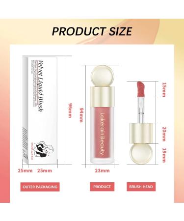 Rare Beauty Velvet Liquid Blush - Long-Lasting Cream Blush for Natural Cheek Color - Buy Online on GoSupps.com