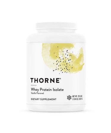 Thorne Research - Whey Protein Isolate - Easy-to-Digest Whey Protein Isolate Powder - NSF Certified for Sport - Vanilla - 29.5 Oz