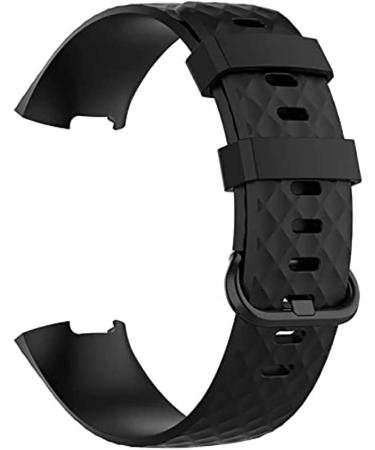 Replacement Bands Compatible with Fitbit Charge 4 / Fitbit Charge 3 Bands for Women Men  Silicone Fitness Sport Wristbands for Women Men Small Large Black Small - Buy Online on GoSupps.com