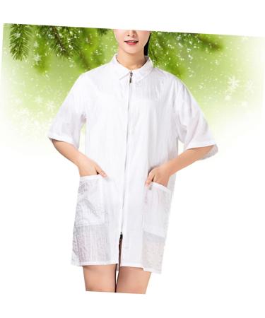 TOVINANNA Hairdresser Clothes Hair Dyeing Clothess Hairdresser Uniform Beauty Salon Uniform Technician Overalls 83X63cm - Buy Online on GoSupps.com