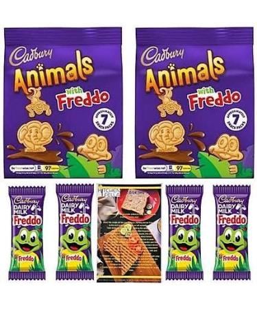 Freddo Animal Selection Mini Biscuits x14 and Chocolate Freddos (18g) x4 - Buy Online on GoSupps.com