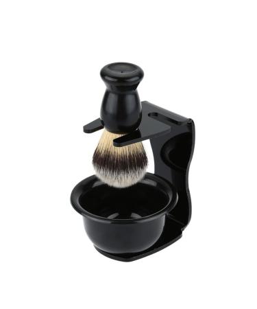 Frcolor men's suit Cosmetics set cream suit razor shell Razor stand Razor foam shell Razor mug cosmetic tools Creme cup holder black men's care set