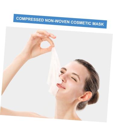 Housoutil 100pi ces Masques Faciaux Comprim s Coton Non Tiss Pour Soin Peau Hydratant Confortable Et moyen blanc - Buy Online on GoSupps.com