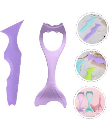 Housoutil 2pcs Heated Lash Curler Eyeshadow Make up Aids Make up Stencils Eyeliner Aid Mascara Heating - Buy Online on GoSupps.com