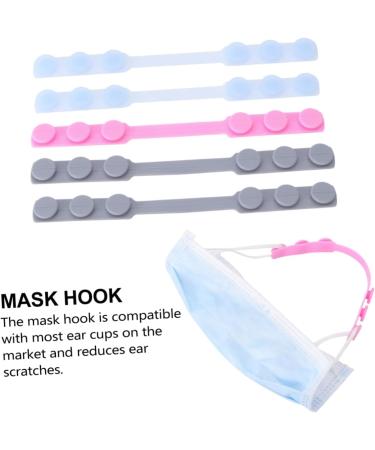 Buy Solustre Ear Hooks (5 Pack) - Adjustable Mask Extenders for Comfort & Hearing Protection | Anti-Slip Decubitus Mask Extensions - Buy Online on GoSupps.com