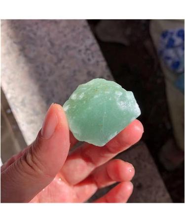 for raw Crystals Minerals Gemstone Natural Green Rough Stone for Home Decoration 100g 30-50mm - Buy Online on GoSupps.com