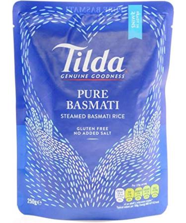 Tilda Tilda Pack of 6 steamed rice bags (plain basmati rice 6 x 250g)