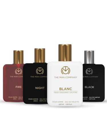 The Man Company Perfume Gift Set for Men 4 * 50ml- A Gentleman's Choice | Premium Long-Lasting EDP & EDT For Men | For Party Outing Office & Date - Buy Online on GoSupps.com