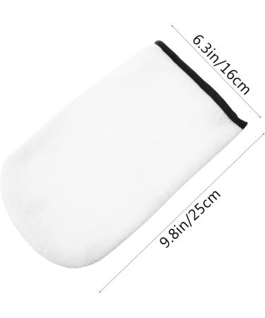 Healeved 6 Pairs Hand and Foot Mask Wax Tools Paraffin Wax Mitt Paraffin Wax Liners Thermal Mitten Paraffin Wax for Hands Spa Gloves and Socks Boot Glove Polyester White Take a Bath Remover - Buy Online on GoSupps.com