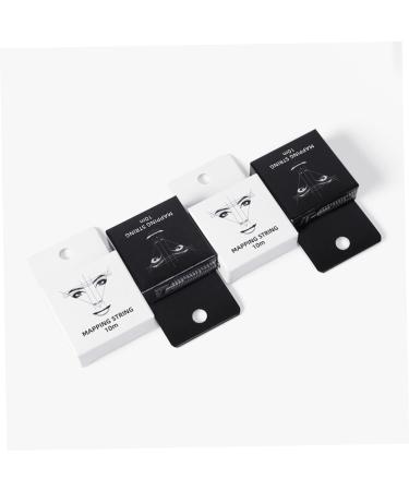 Housoutil 2pcs Ink Paper Eyebrow Measure Tool Simple Eyebrow Mapping Ruler Make up Wire Box - Buy Online on GoSupps.com