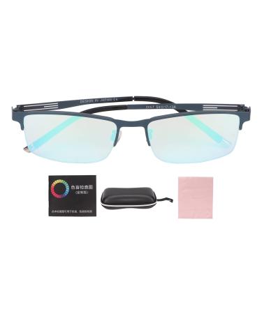 Red green color blindness glasses weakness correction glasses to drive color correction glasses dark blue frame indoor outdoor color blind -light glasses